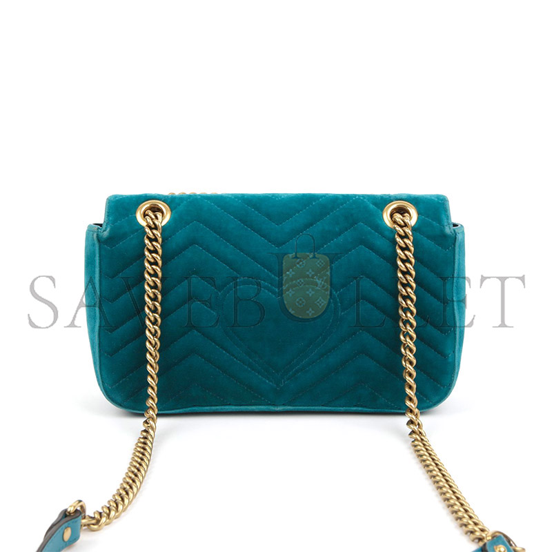 G*u*i gg marmont small shoulder bag 443497 (26*15*7cm)